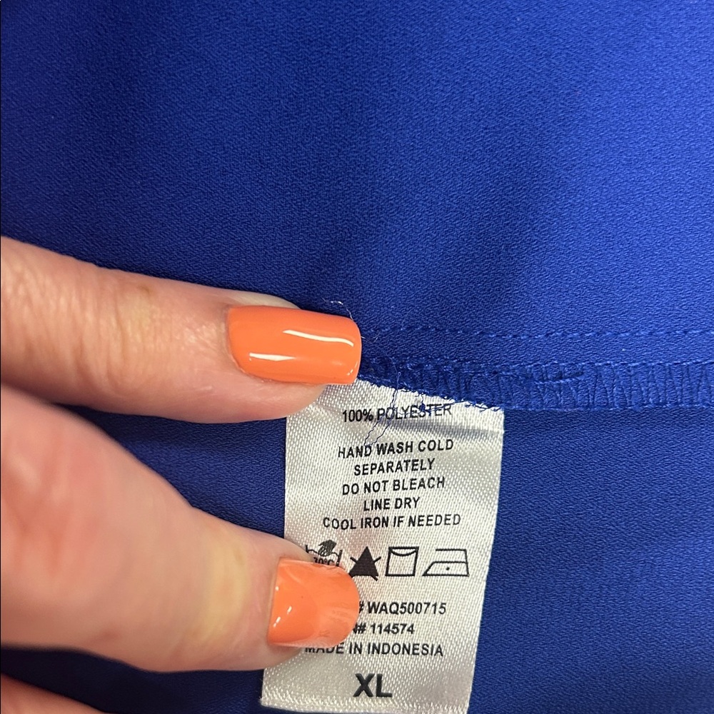 Pleione XL Women's Blue Top - Picture 9 of 9
